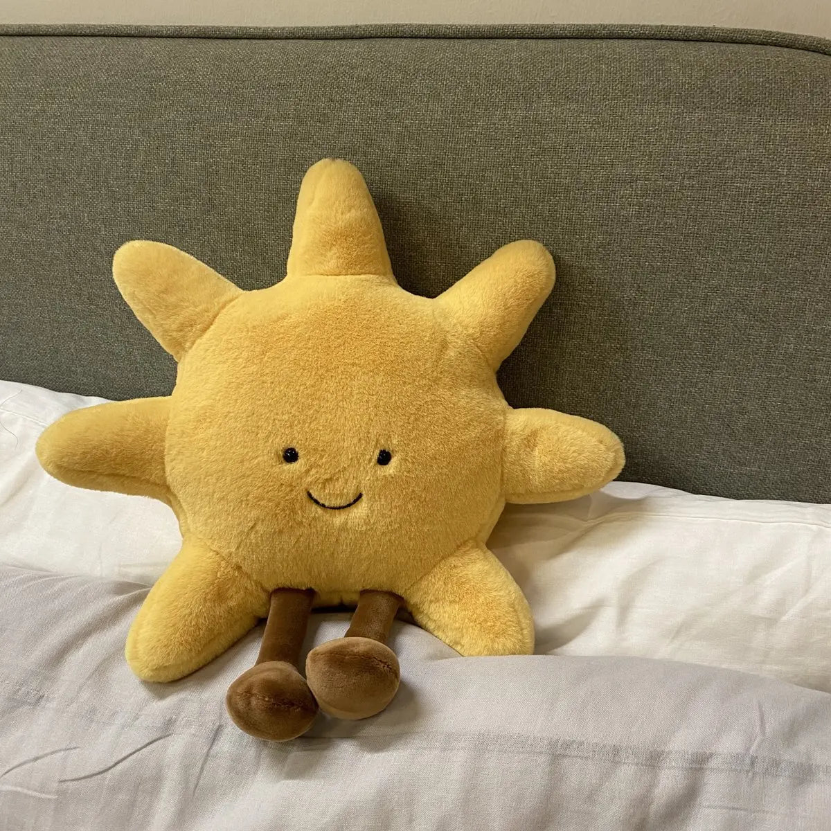 The Amuseables Smiling Sun and Moon Plushies