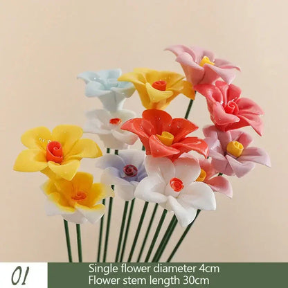 Handmade Ceramic Flower Bouquet