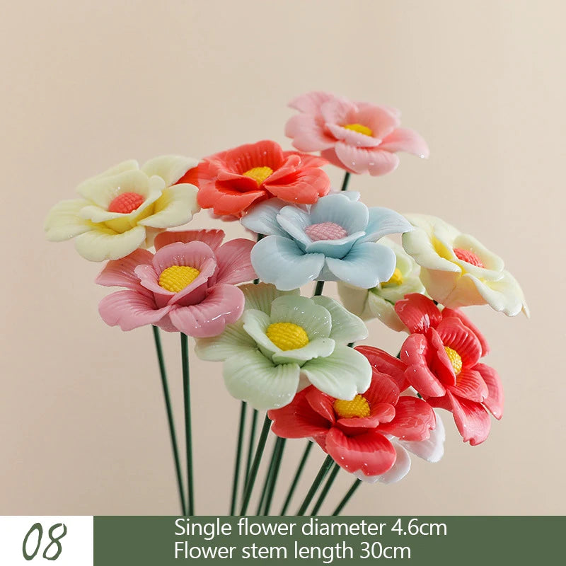 Handmade Ceramic Flower Bouquet