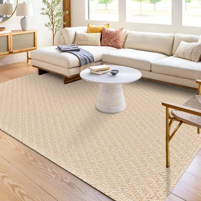 Braided Cotton Rug - ComfyVibes