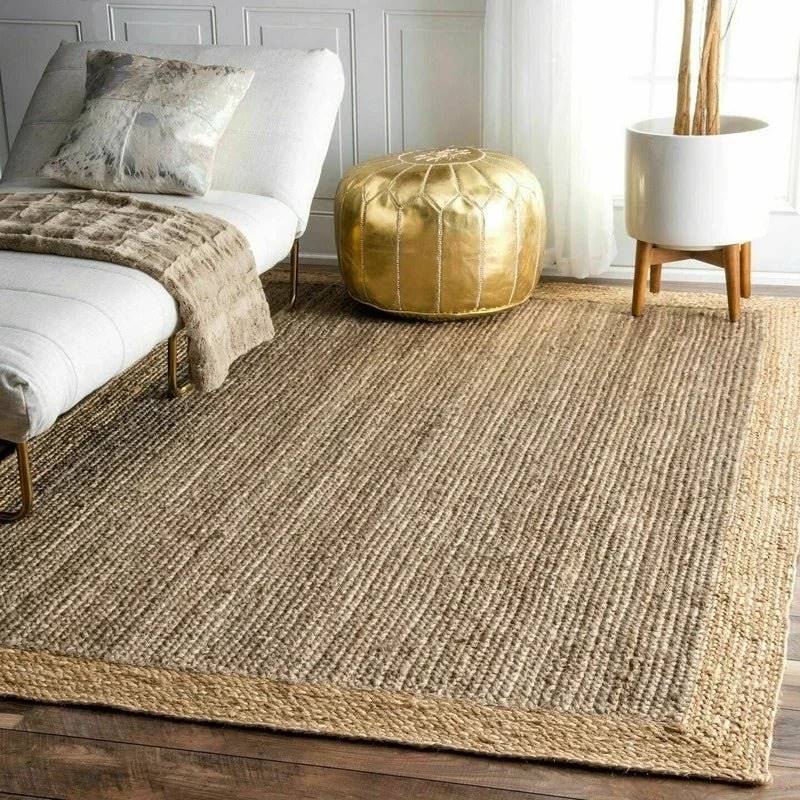 Handmade 100% Jute Rug - ComfyVibes