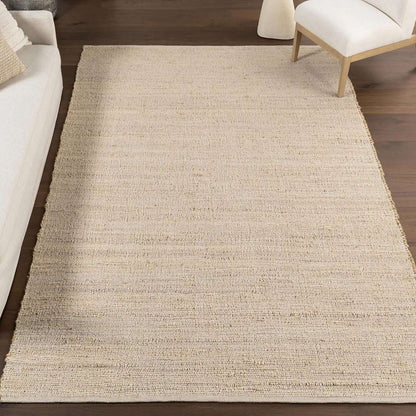 Handwoven Jute and Cotton Area Rug 8x10 ft - ComfyVibes