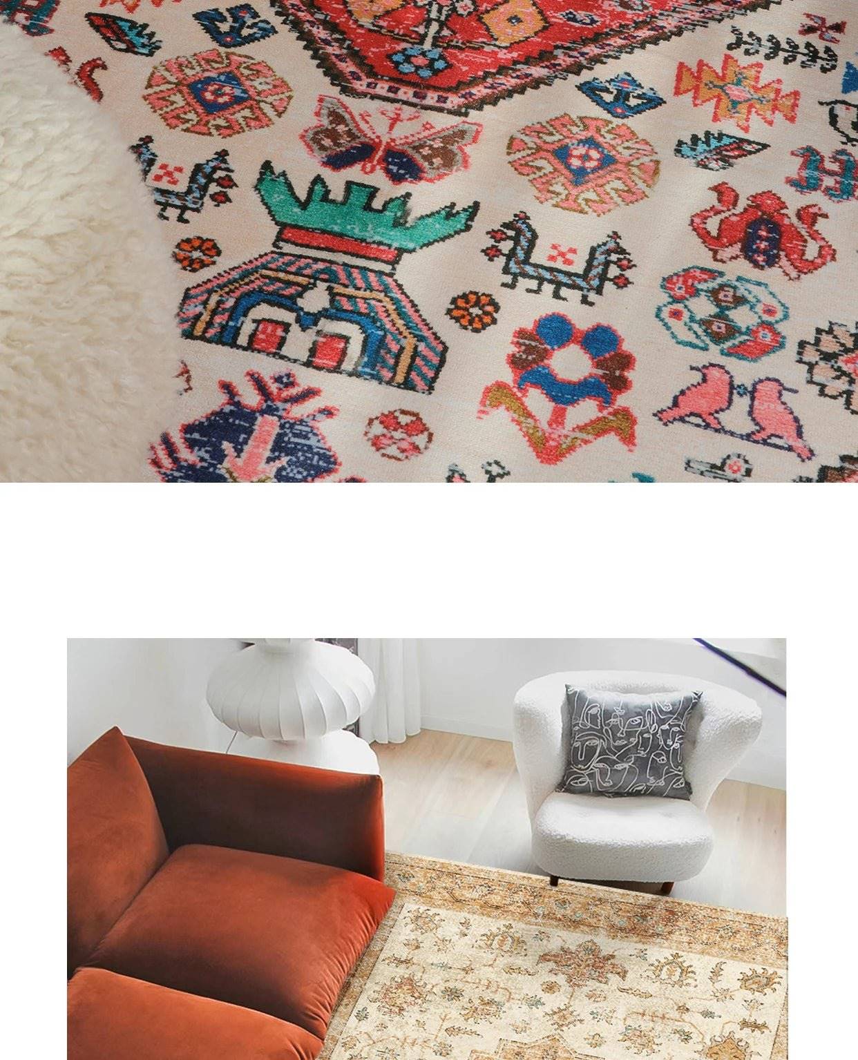 Retro Art Persian Carpet - ComfyVibes