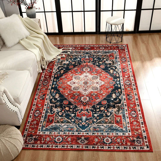 Retro Turkish Persian Rug - ComfyVibes