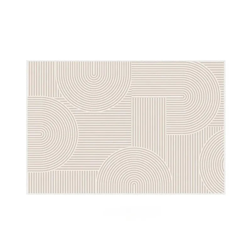 Wabi - Sabi Striped Plush Carpet - ComfyVibes