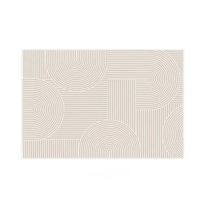 Wabi - Sabi Striped Plush Carpet - ComfyVibes