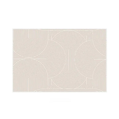 Wabi - Sabi Striped Plush Carpet - ComfyVibes