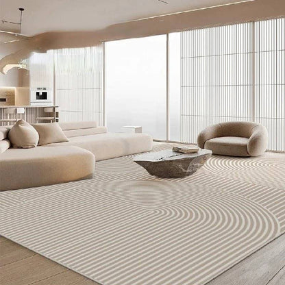 Wabi - Sabi Striped Plush Carpet - ComfyVibes