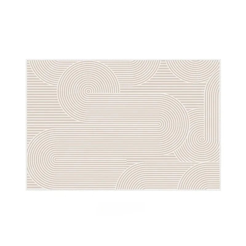 Wabi - Sabi Striped Plush Carpet - ComfyVibes