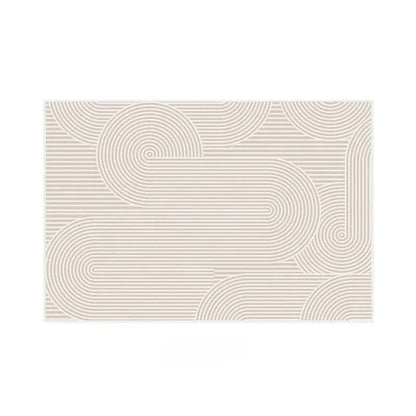 Wabi - Sabi Striped Plush Carpet - ComfyVibes