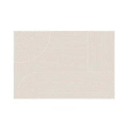 Wabi - Sabi Striped Plush Carpet - ComfyVibes